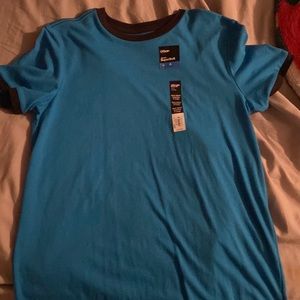 Blue short sleeve shirt for kids
